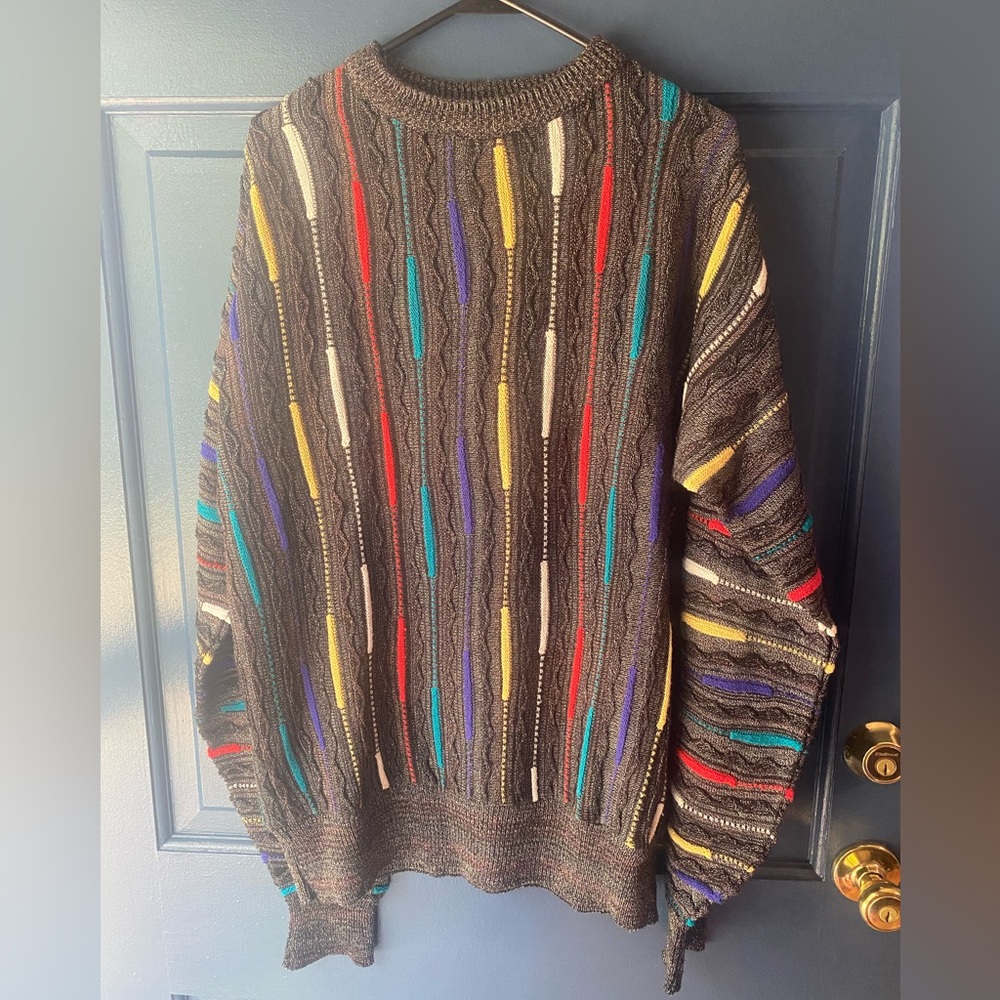Alan Stuart vintage coogi style sweater